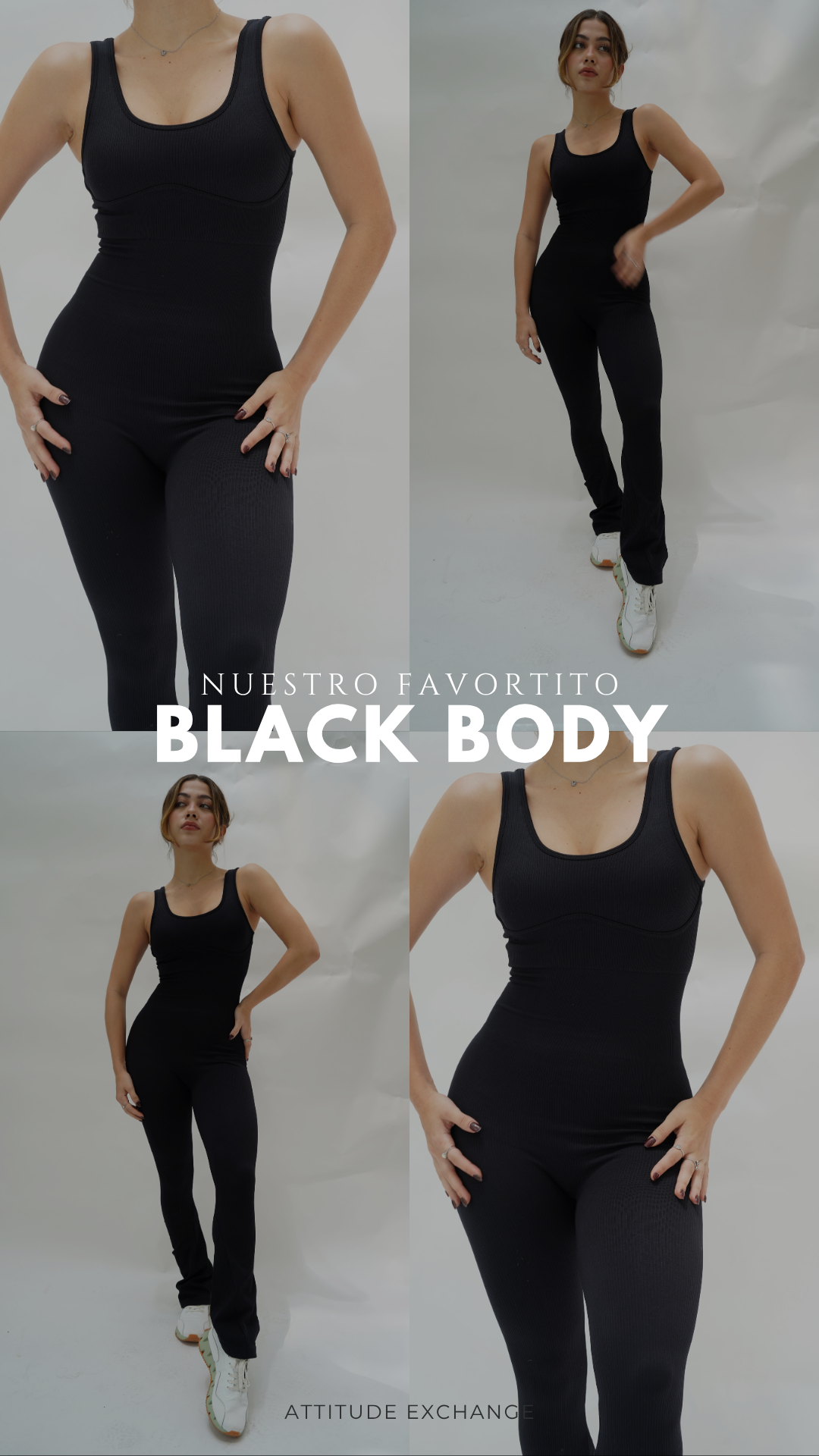Body negro largo